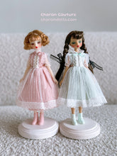Load image into Gallery viewer, Pink Linen &amp; Tulle Dress