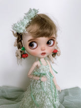 Load image into Gallery viewer, Mint Tassel Halter Dress