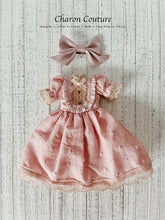 Load image into Gallery viewer, 12.Pink Puffed-sleeve Dress Set