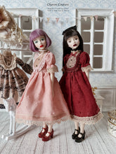 Load image into Gallery viewer, 12.Pink Puffed-sleeve Dress Set