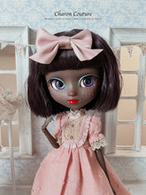 Load image into Gallery viewer, 12.Pink Puffed-sleeve Dress Set