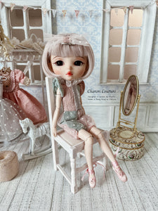 Pierrot Linen Romper Set