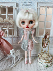 Pierrot Linen Romper Set